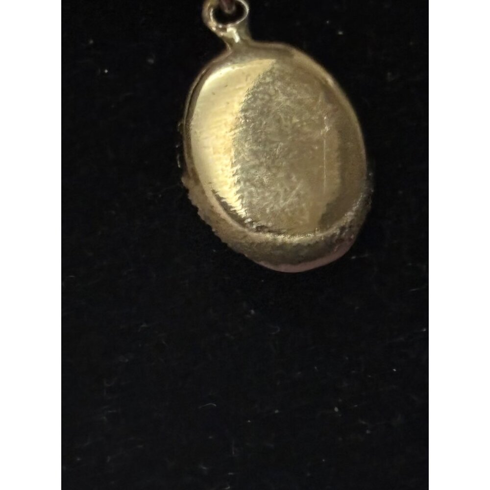 Vintage Freshwater Pearl Necklace Pink Shell Cameo Pendant Youth/Small Communion - Picture 13 of 16
